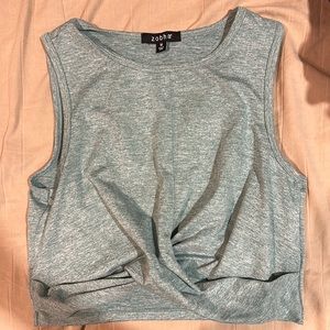 Woman’s workout crop top